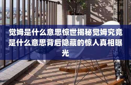 觉姆是什么意思惊世揭秘觉姆究竟是什么意思背后隐藏的惊人真相曝光