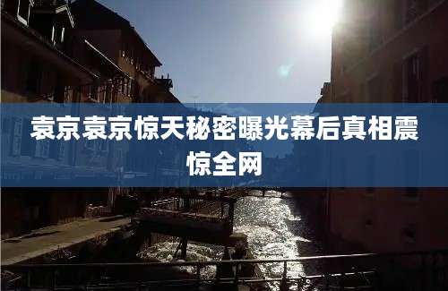 袁京袁京惊天秘密曝光幕后真相震惊全网