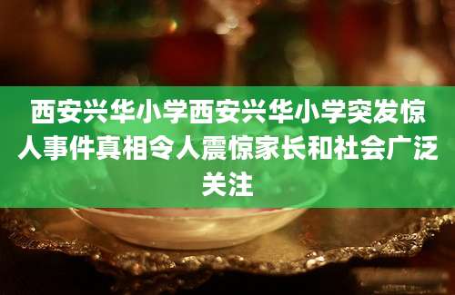 西安兴华小学西安兴华小学突发惊人事件真相令人震惊家长和社会广泛关注