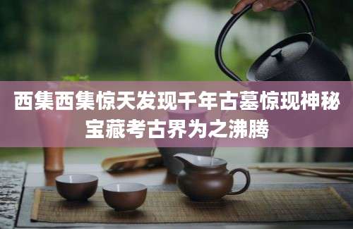 西集西集惊天发现千年古墓惊现神秘宝藏考古界为之沸腾