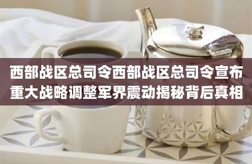 西部战区总司令西部战区总司令宣布重大战略调整军界震动揭秘背后真相