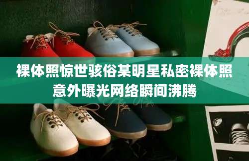 裸体照惊世骇俗某明星私密裸体照意外曝光网络瞬间沸腾