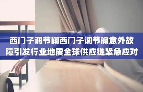 西门子调节阀西门子调节阀意外故障引发行业地震全球供应链紧急应对