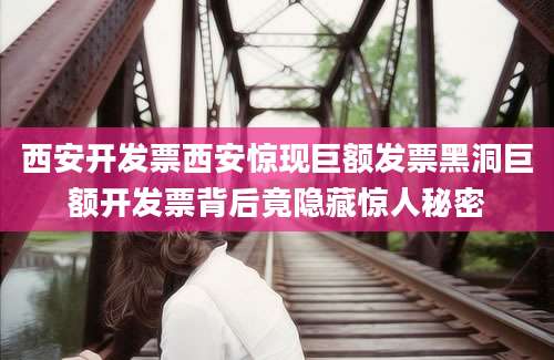 西安开发票西安惊现巨额发票黑洞巨额开发票背后竟隐藏惊人秘密