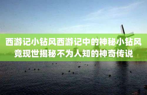 西游记小钻风西游记中的神秘小钻风竟现世揭秘不为人知的神奇传说