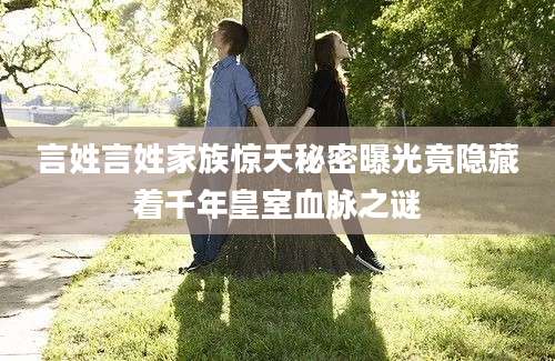 言姓言姓家族惊天秘密曝光竟隐藏着千年皇室血脉之谜