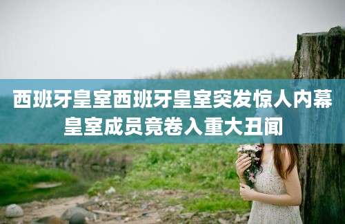西班牙皇室西班牙皇室突发惊人内幕皇室成员竟卷入重大丑闻