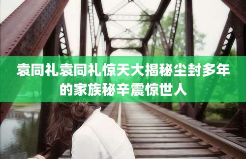 袁同礼袁同礼惊天大揭秘尘封多年的家族秘辛震惊世人