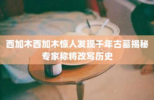 西加木西加木惊人发现千年古墓揭秘专家称将改写历史