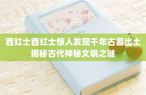 西红士西红士惊人发现千年古墓出土揭秘古代神秘文明之谜