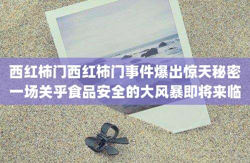 西红柿门西红柿门事件爆出惊天秘密一场关乎食品安全的大风暴即将来临