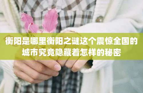 衡阳是哪里衡阳之谜这个震惊全国的城市究竟隐藏着怎样的秘密