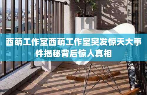 西萌工作室西萌工作室突发惊天大事件揭秘背后惊人真相
