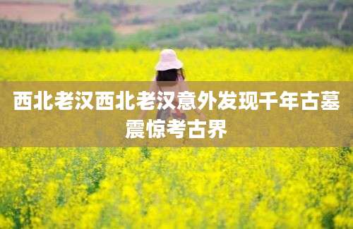 西北老汉西北老汉意外发现千年古墓震惊考古界