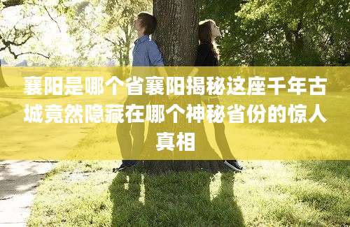 襄阳是哪个省襄阳揭秘这座千年古城竟然隐藏在哪个神秘省份的惊人真相