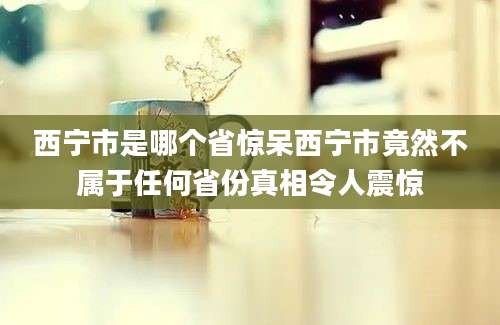 西宁市是哪个省惊呆西宁市竟然不属于任何省份真相令人震惊