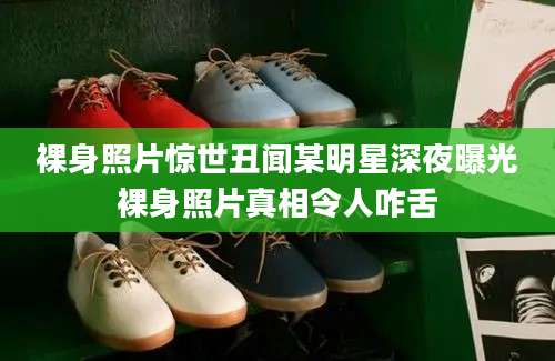 裸身照片惊世丑闻某明星深夜曝光裸身照片真相令人咋舌