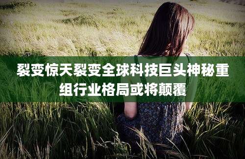 裂变惊天裂变全球科技巨头神秘重组行业格局或将颠覆